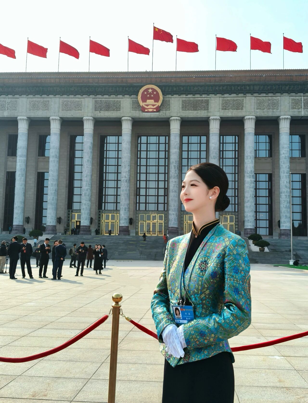 春赴盛会 青春护航 —— ky开元集团学子在全国两会一线绽放青春风采